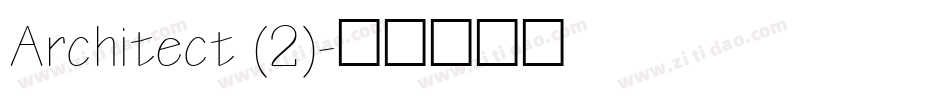 Architect (2)字体转换